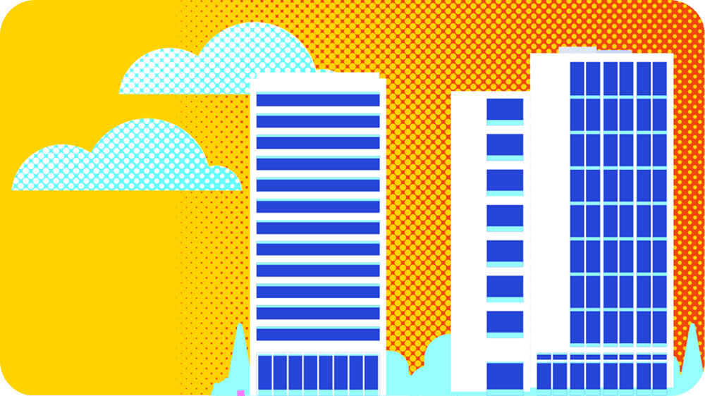 小倉北区役所AI実証プロジェクトのイメージイラスト